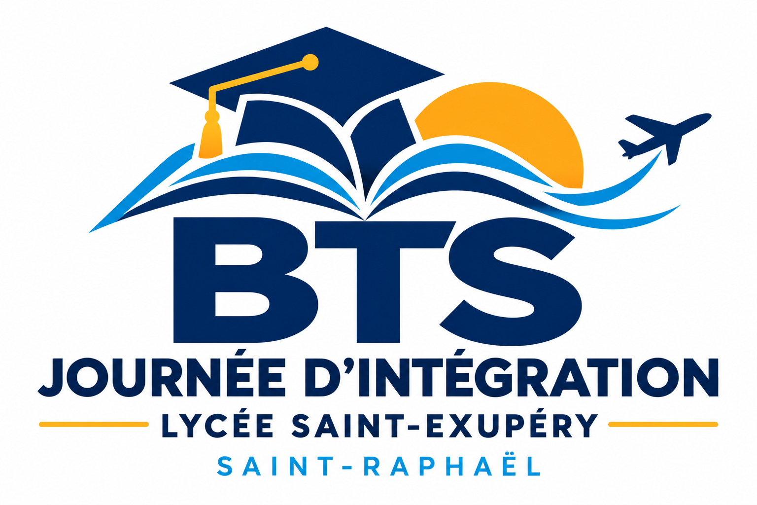 Logo de la journée d’intégration BTS du lycée Saint-Exupéry