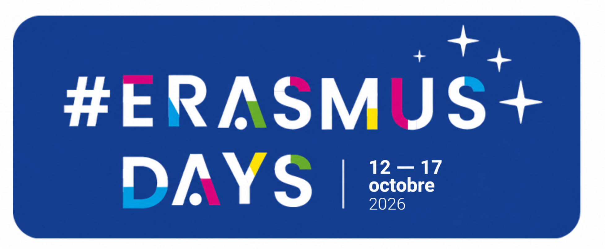 Logo Erasmus Days 2026, du 12 au 17 octobre