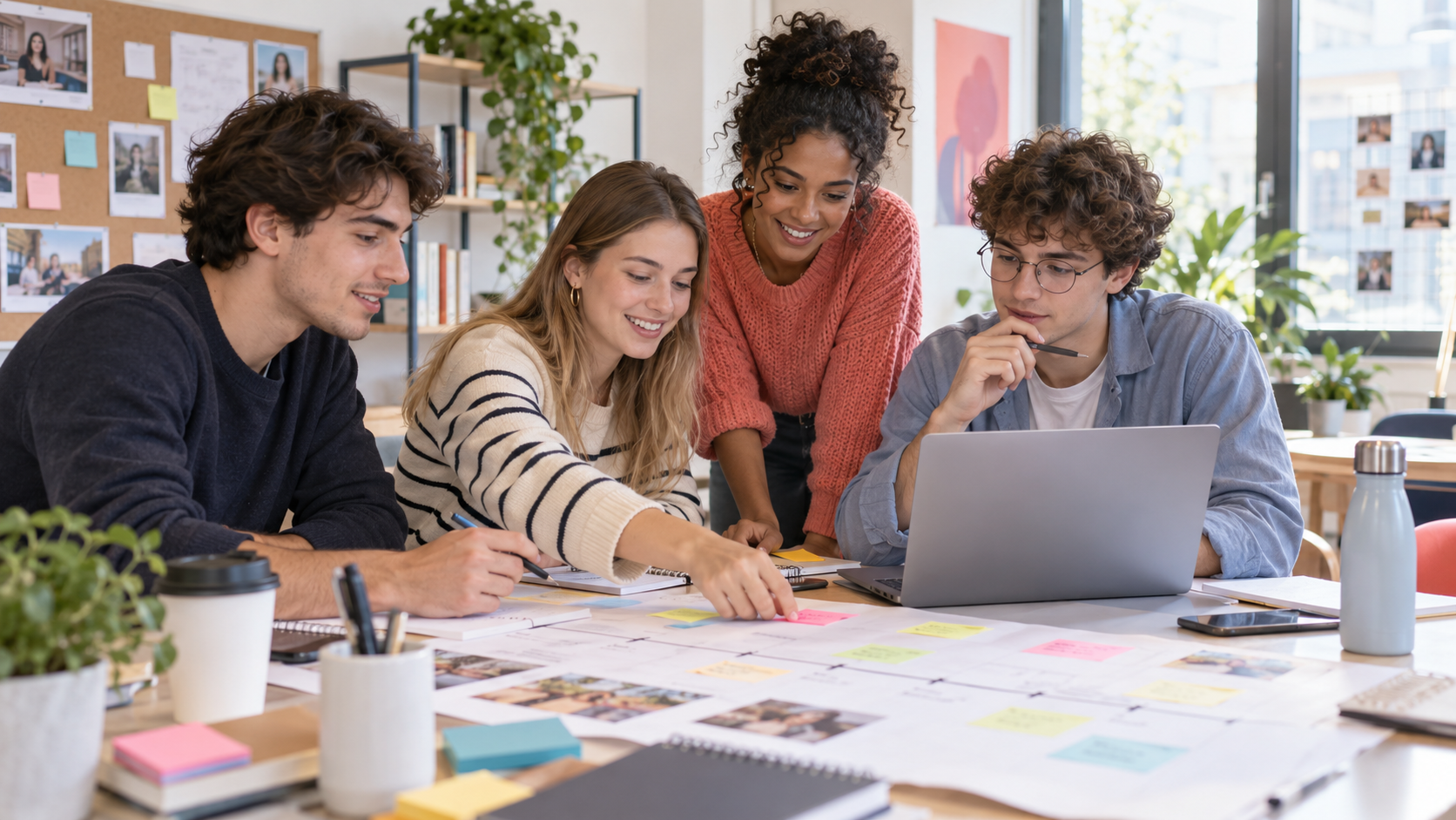Présentation d’un projet lors d’une réunion professionnelle.